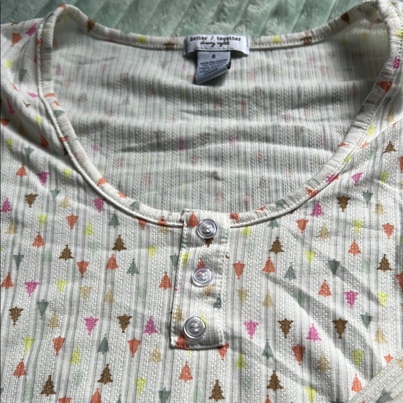 Patterned Pajama Set - Picture 2 of 3